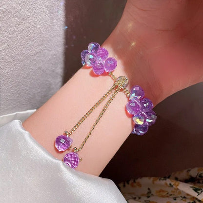 Fairytale Crystal Bracelet Purple