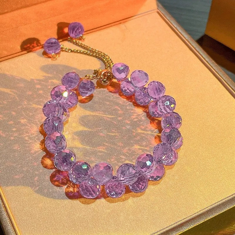 Fairytale Crystal Bracelet Purple