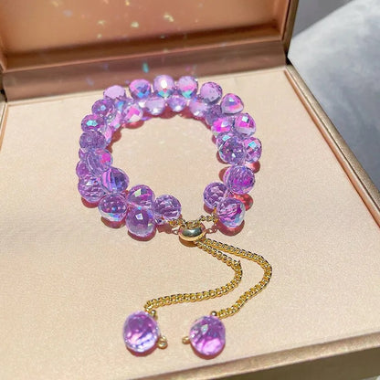 Fairytale Crystal Bracelet Purple