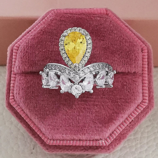 Marquise Yellow Ring