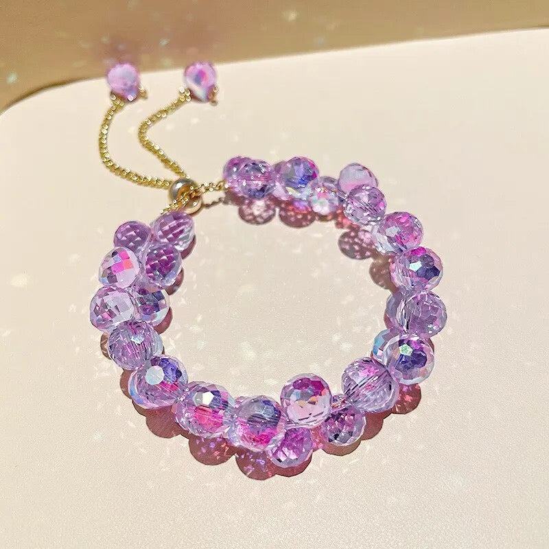 Fairytale Crystal Bracelet Purple