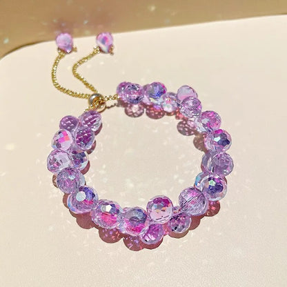 Fairytale Crystal Bracelet Purple