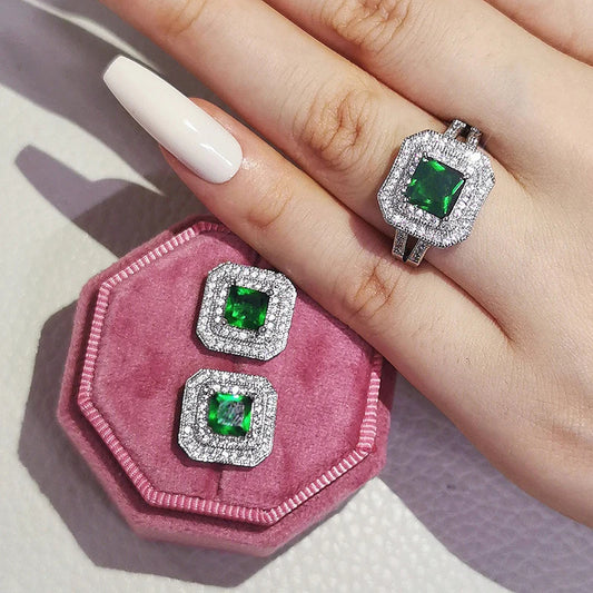 Dubai Ring Earrings Set