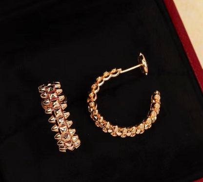 Spike Golden Earrings