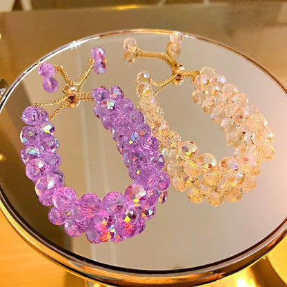 Fairytale Crystal Bracelet Purple