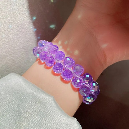 Fairytale Crystal Bracelet Purple